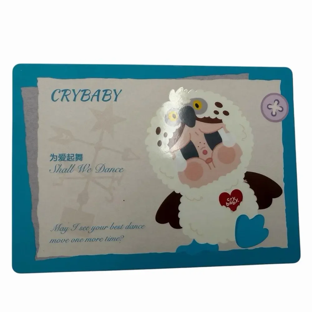 POP MART CRYBABY Dear Birds Shall We Dance Plush Pendant Keychain w/ Box Card